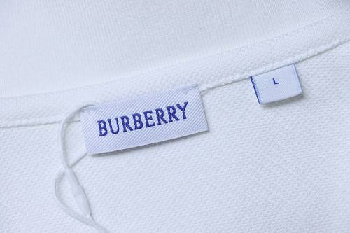 Burberry 26SS Appliqué Checkered Horse Short-Sleeve Polo Shirt