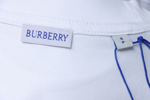 Burberry 26SS Embroidered Flag Short-Sleeve T-Shirt