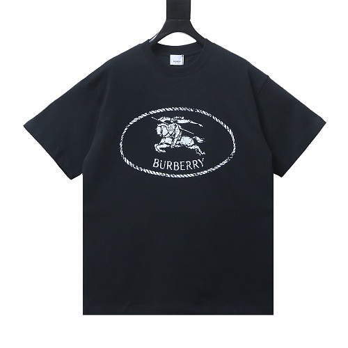 Burberry 26SS Knight Horse Stamp Crew Neck Short-Sleeve T-Shirt