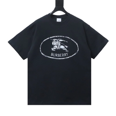 Burberry 26SS Knight Horse Stamp Crew Neck Short-Sleeve T-Shirt 01
