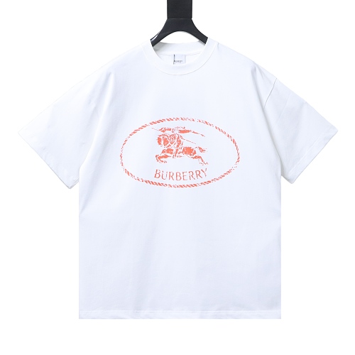 Burberry 26SS Knight Horse Stamp Crew Neck Short-Sleeve T-Shirt