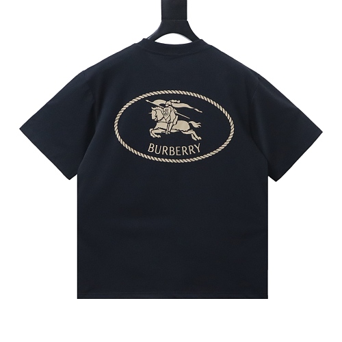 Burberry Back Circle Knight Horse Short-Sleeve T-Shirt