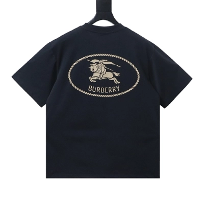 Burberry Back Circle Knight Horse Short-Sleeve T-Shirt 02