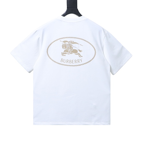 Burberry Back Circle Knight Horse Short-Sleeve T-Shirt