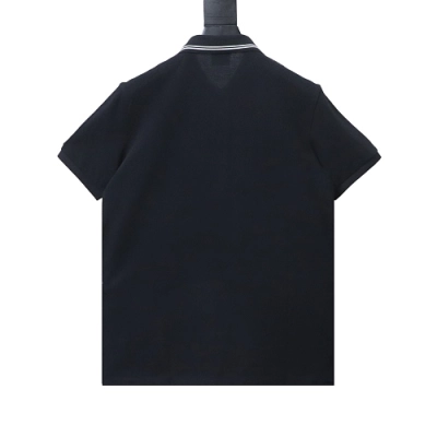 Burberry Classic Collared Equestrian Embroidered Short-Sleeve Polo Shirt 02