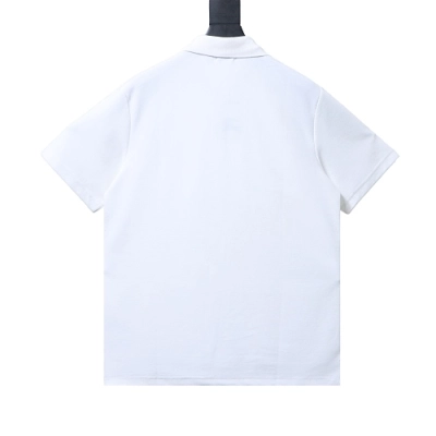 Burberry Classic Equestrian Embroidered Short-Sleeve Polo Shirt 02