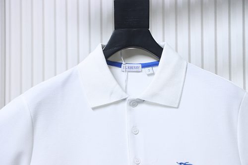 Burberry Classic Equestrian Embroidered Short-Sleeve Polo Shirt