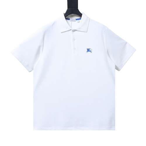 Burberry Classic Equestrian Embroidered Short-Sleeve Polo Shirt