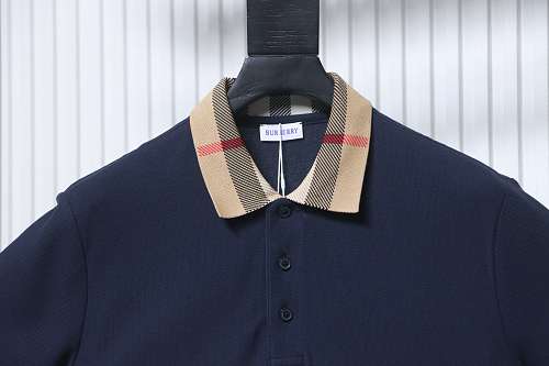 Burberry Classic plaid short-sleeved polo shirt