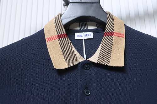 Burberry Classic plaid short-sleeved polo shirt