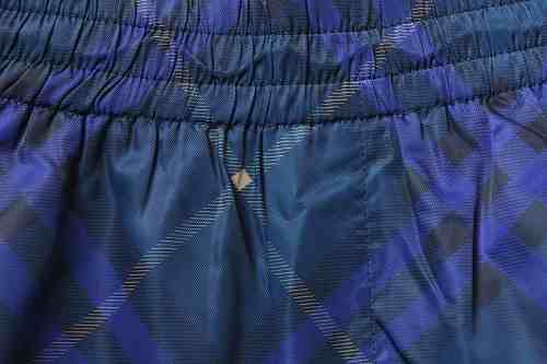 Burberry Dark blue plaid shorts