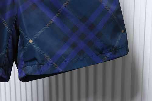 Burberry Dark blue plaid shorts