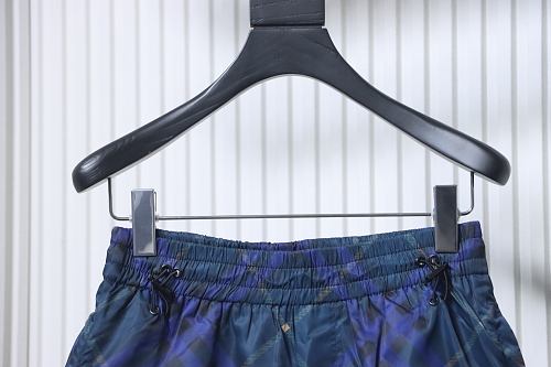 Burberry Dark blue plaid shorts