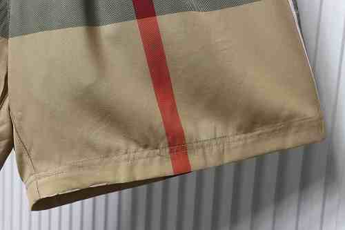 Burberry Men's Large Check Drawstring Beach Shorts