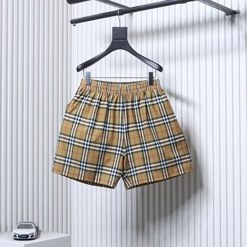 Burberry Plaid Beach Casual Five-Point Shorts