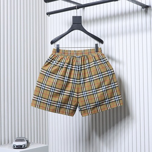 Burberry Plaid Beach Casual Five-Point Shorts