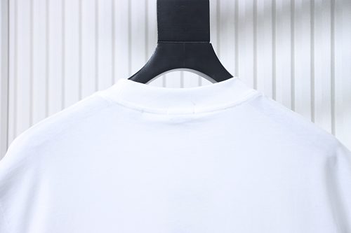 Burberry Striped Print with Classic Horse Embroidery Short-Sleeve T-Shirt