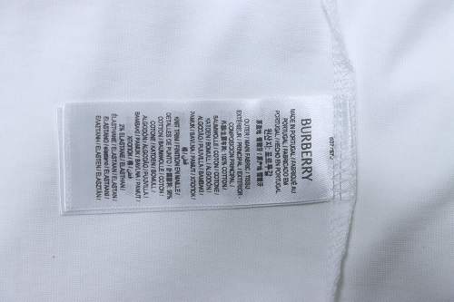 Burberry Striped Print with Classic Horse Embroidery Short-Sleeve T-Shirt