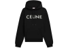 Celine Loose Cotton Sweatshirt Black/White