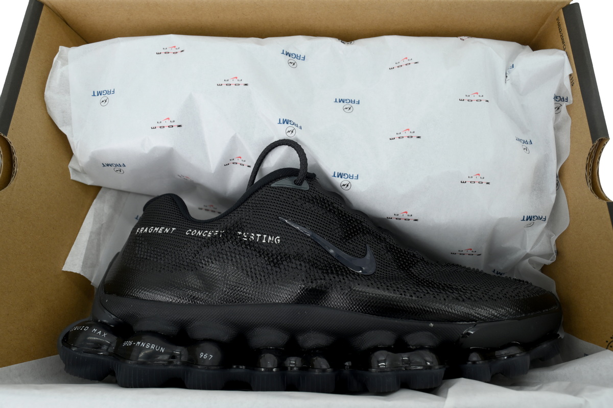 Fragment Design x Nike Air Liquid Max 'Black Anthracite' IQ8601-001