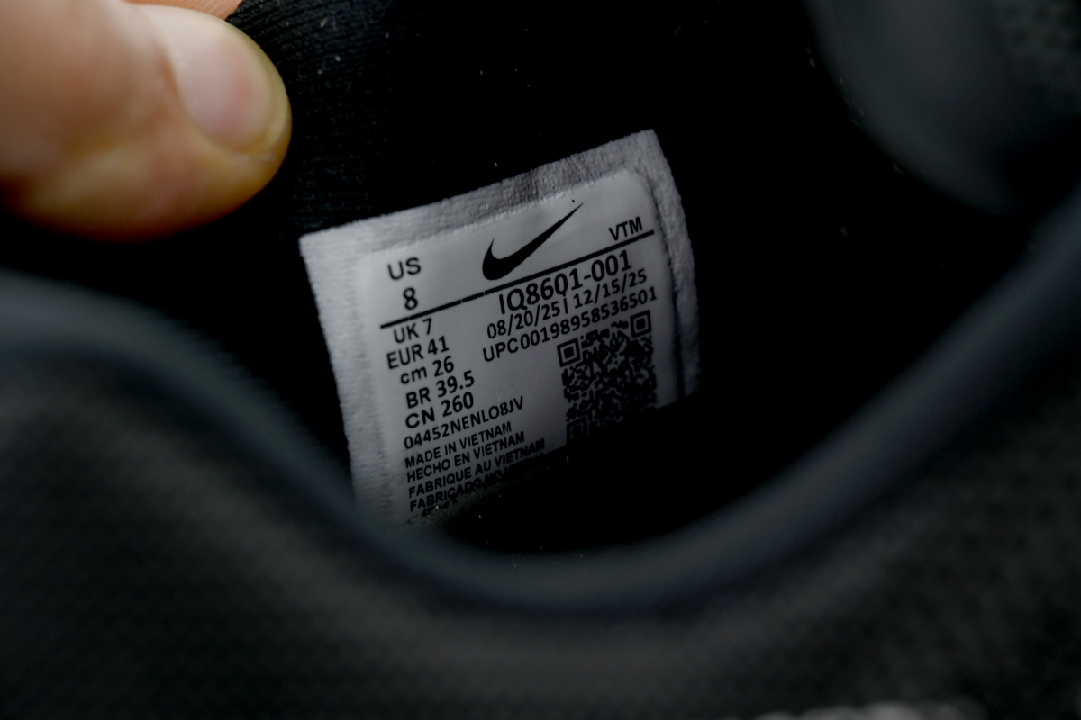 Fragment Design x Nike Air Liquid Max 'Black Anthracite' IQ8601-001