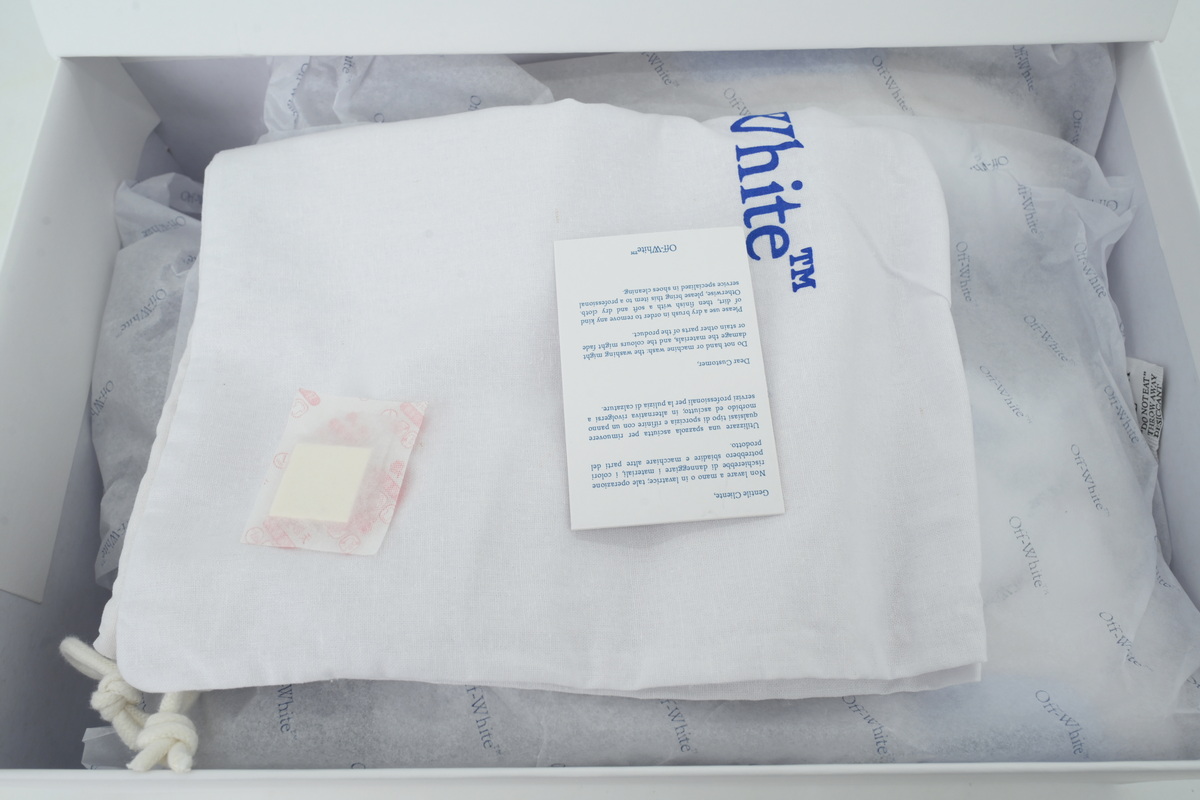 PK God Batch OFF-WHITE Out Of Office White Blue OMIA189S 24LEA 01M