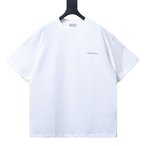 Dior 25ss Lily of the Valley Distressed T-Shirt