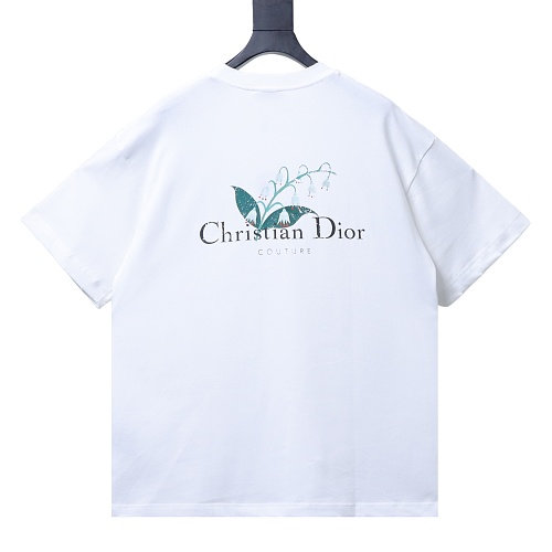 Dior 25ss Lily of the Valley Distressed T-Shirt