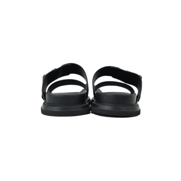 Dior Aqua Sandal Velvet Blackk Dior Oblique Jacquard