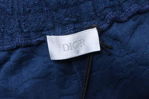 Dior Classic Monogram Patterned Terry Cloth Shorts