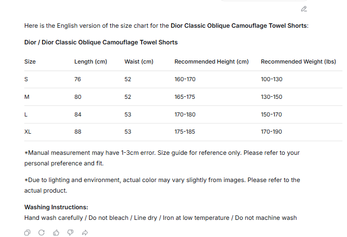 Dior Classic Monogram Patterned Terry Cloth Shorts