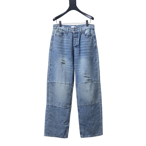 Dior Distressed Patchwork Jeans