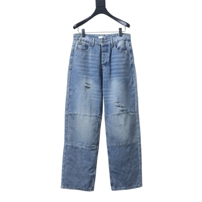 Dior Distressed Patchwork Jeans 01