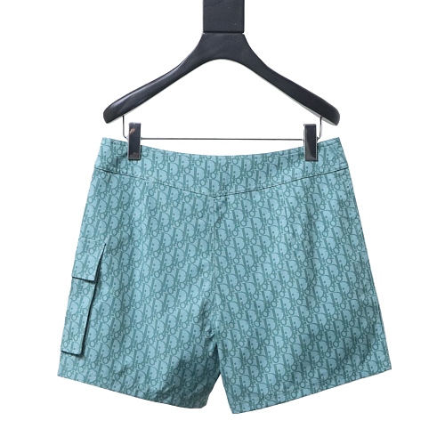Dior Green Webbing Drawstring Shorts Green