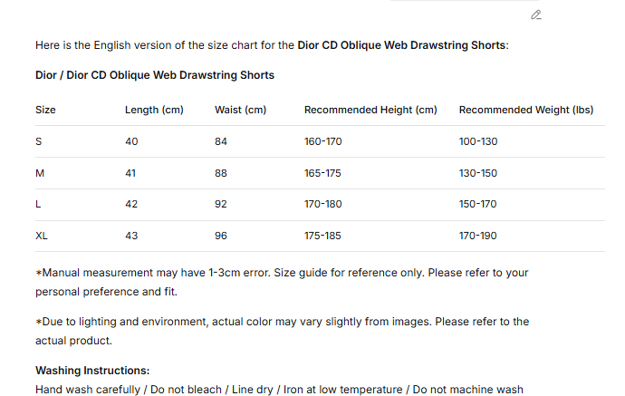 Dior Green Webbing Drawstring Shorts Green