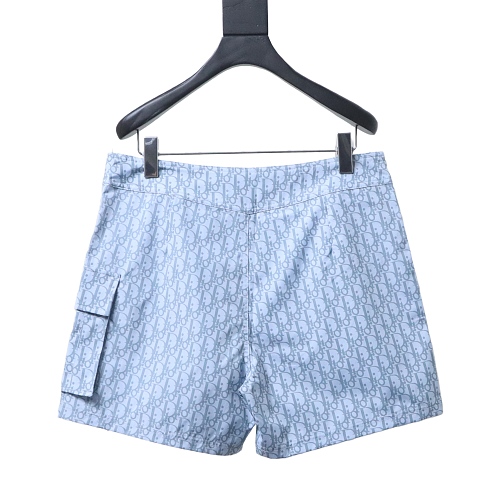 Dior Green Webbing Drawstring Shorts Purple
