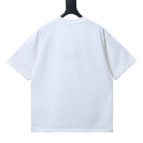 Dior New Distressed Patch Letter Embroidery T-Shirt