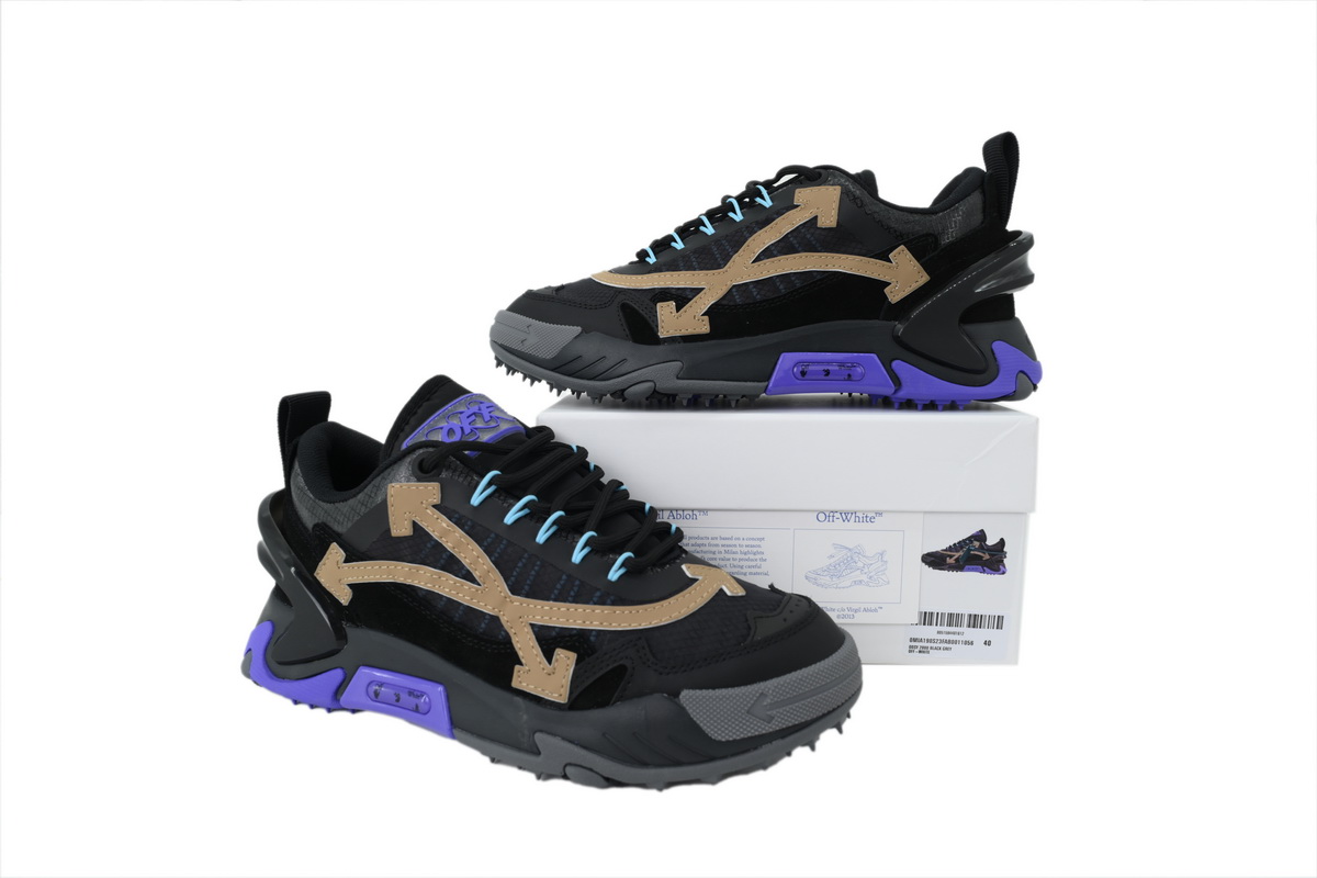PK God Batch OFF-WHITE ODSY-2000 'Black Military' OMIA190S 23FAB00 11056