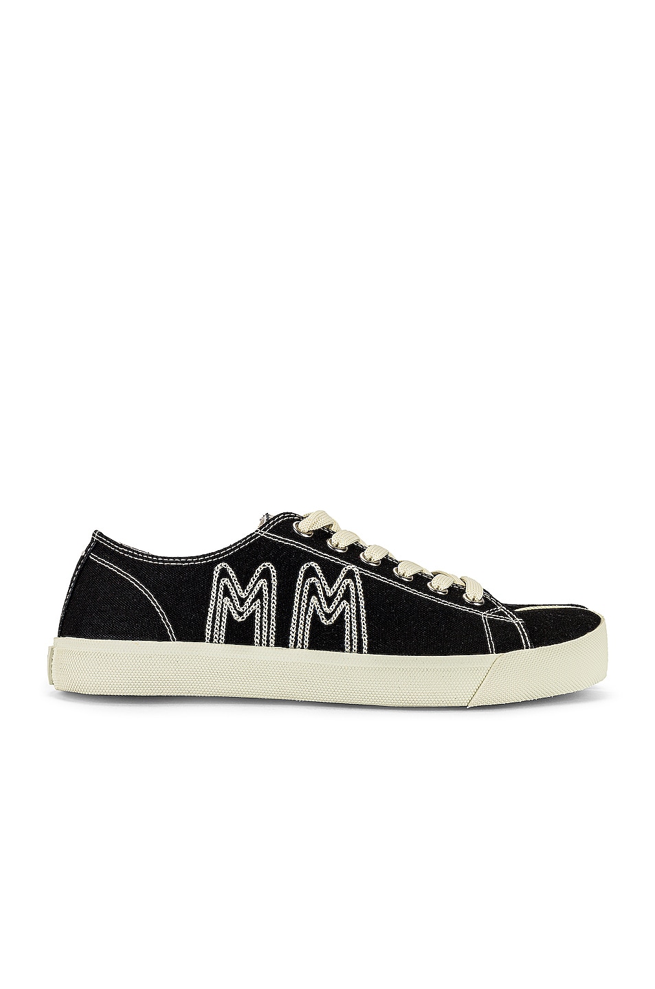 Maison Margiela Tabi 'Embroidered Logo - Black'