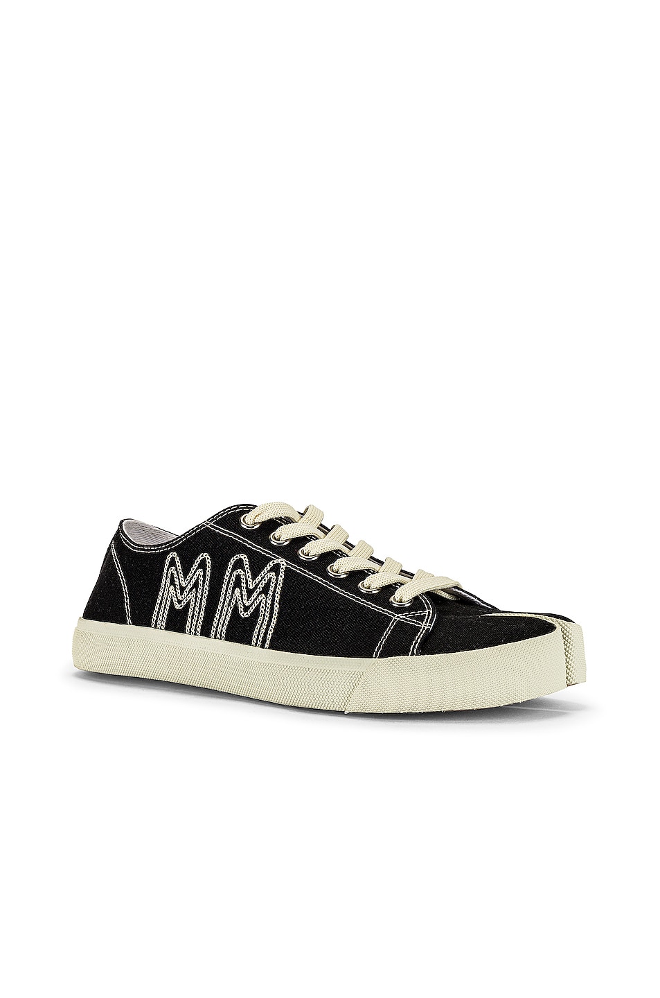 Maison Margiela Tabi 'Embroidered Logo - Black'