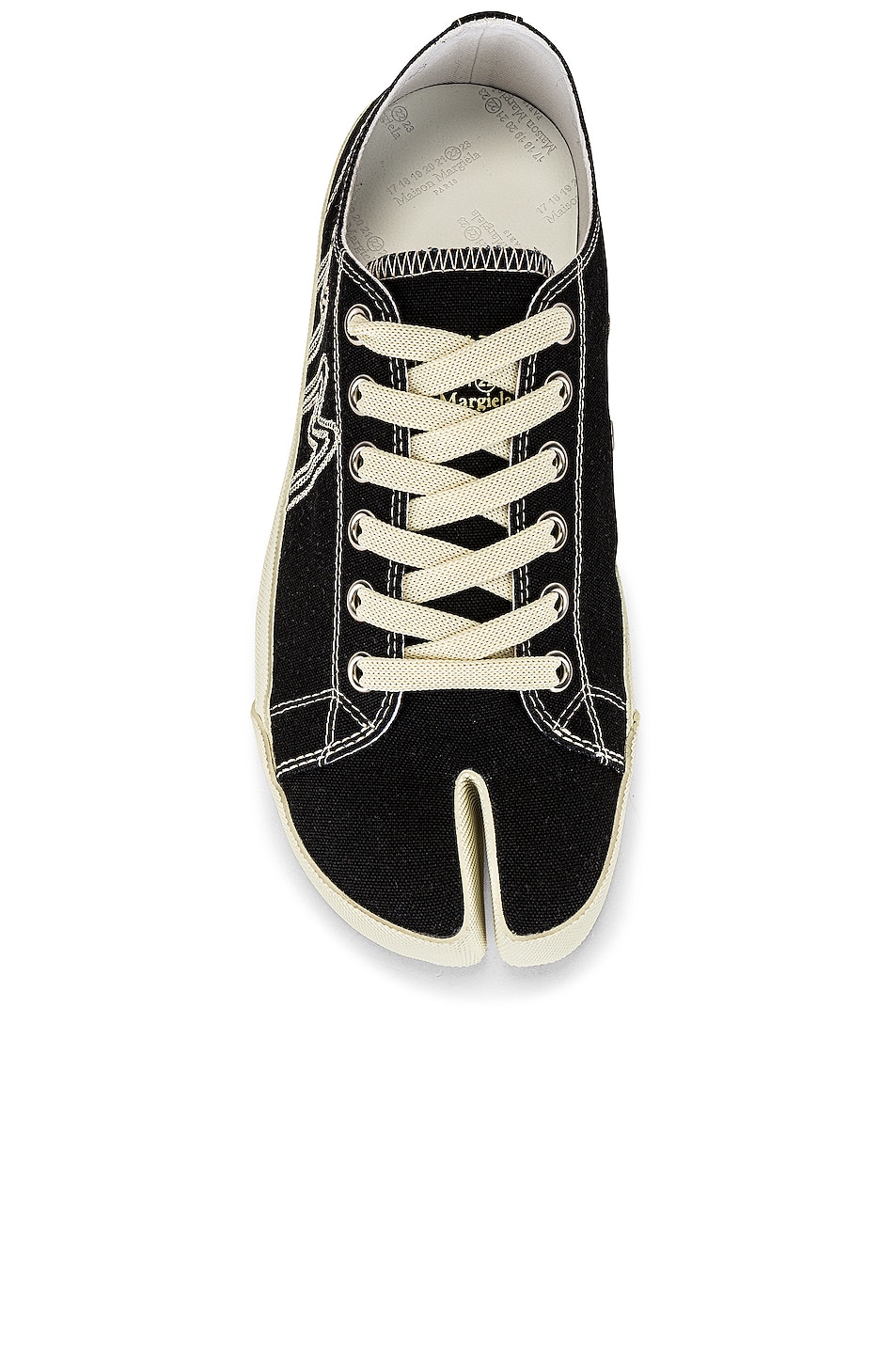 Maison Margiela Tabi 'Embroidered Logo - Black'