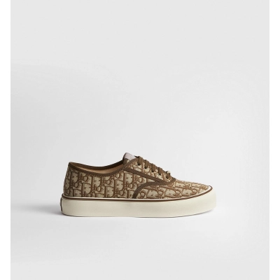 Dior Saltwind Sneaker Brown Dior Oblique Jacquard  02