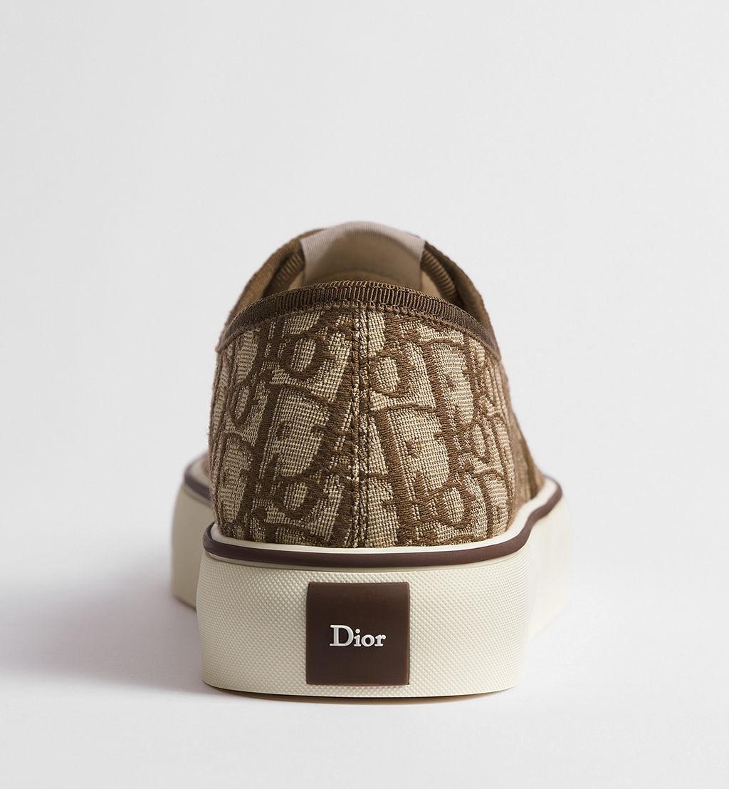 Dior Saltwind Sneaker Brown Dior Oblique Jacquard 
