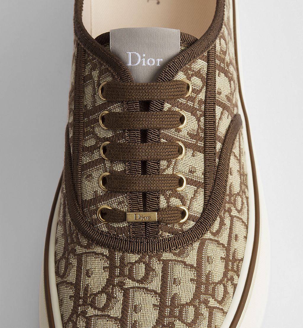 Dior Saltwind Sneaker Brown Dior Oblique Jacquard 