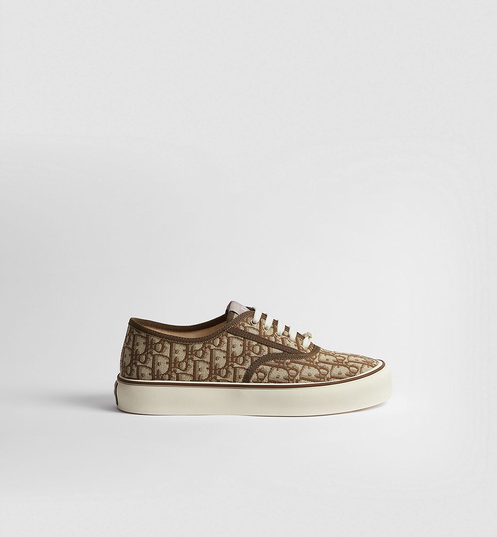 Dior Saltwind Sneaker Brown Dior Oblique Jacquard 