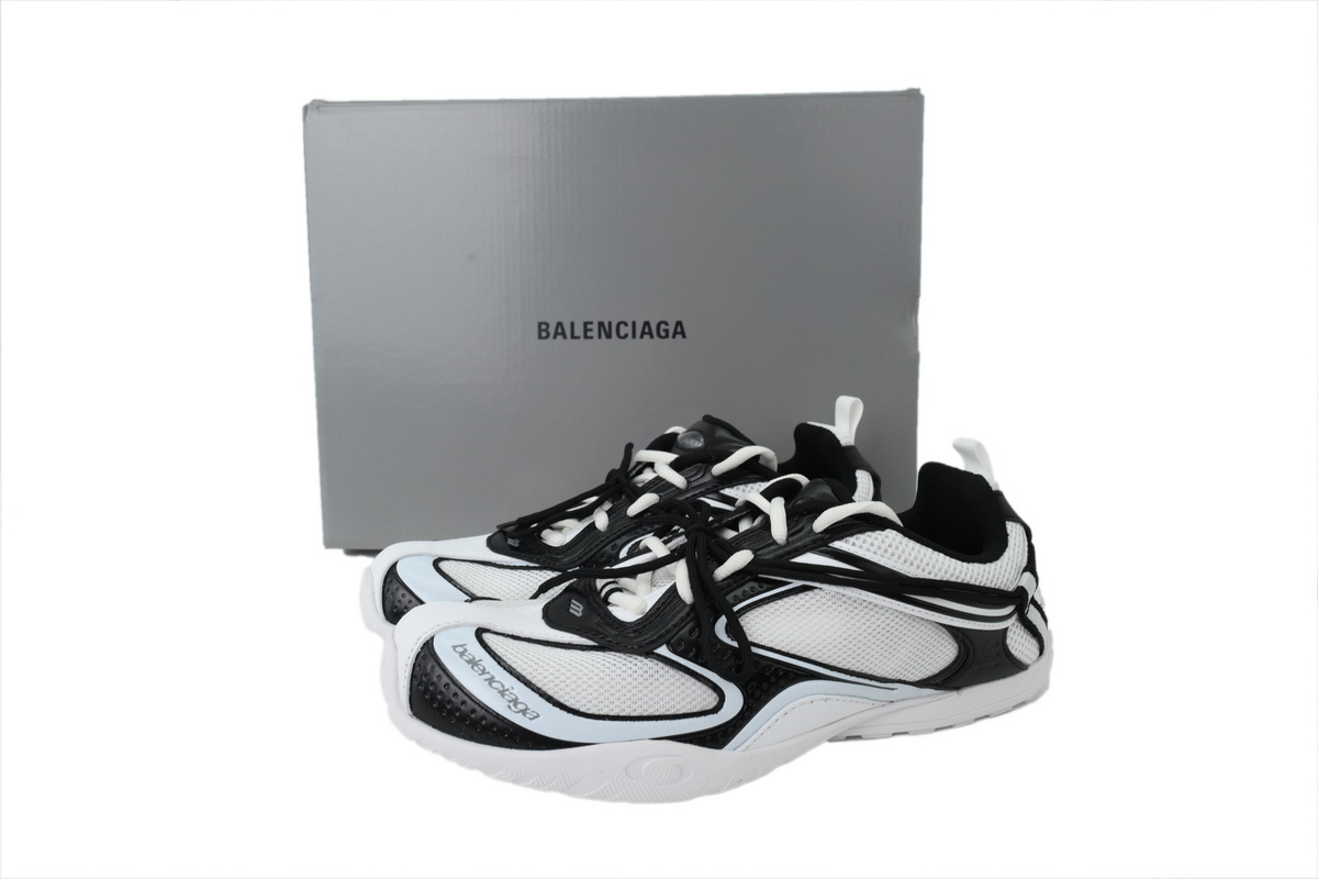 Balenciaga Radar Sneaker Black and White 865703 WSTEO 9010