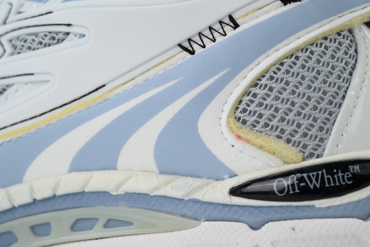 Off White Be Right Back Sneakers Blue And White OWIA289S 26FAB00 1054C