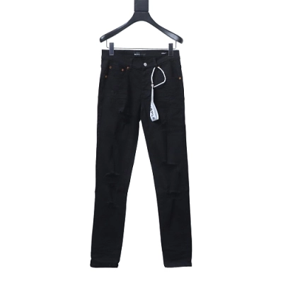 Purple Brand Pocket Distressed Slim Fit Pants 01