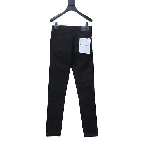Purple Brand Pocket Distressed Slim Fit Pants