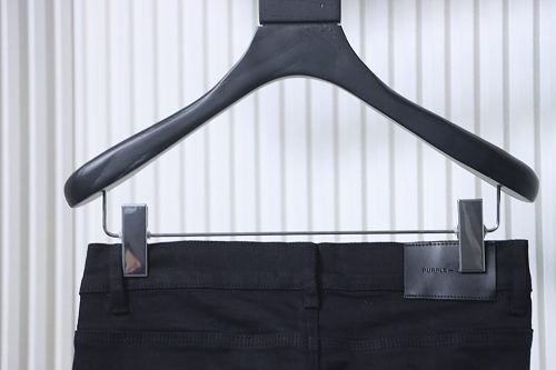 Purple Brand Pocket Distressed Slim Fit Pants